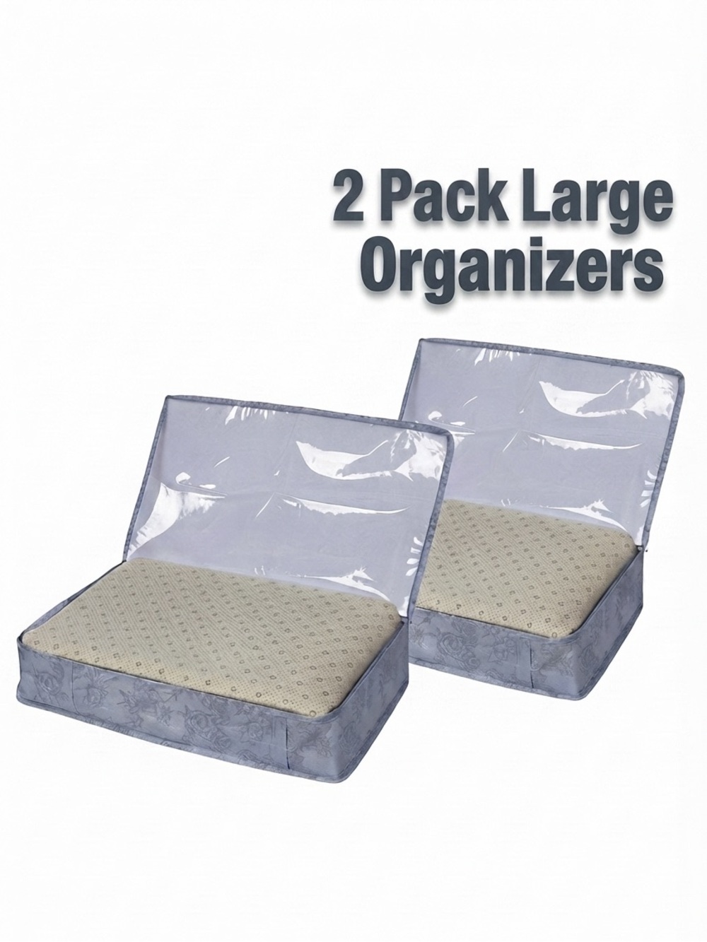2 Pack Under Bed Storage Bag